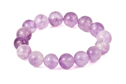 Zeige Details für Amethyst Kugeln 12mm Armband Lavendel Bild von Amethyst Kugeln 12mm Armband Lavendel