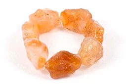 Zeige Details für Karneol Nuggets Barock poliert Armband Bild von Karneol Nuggets Barock poliert Armband