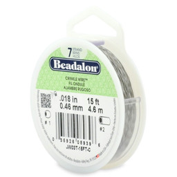 Zeige Details für Schmuck- Draht "Soft 7" CRINKLE (gewellt) 0.46mm (4.6m) grau Bild von Schmuck- Draht "Soft 7" CRINKLE (gewellt) 0.46mm (4.6m) grau