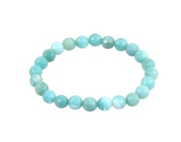 Vedere dettagli per Amazzonite sfaccettata. Perline tonde 8 mm Bracciale Immagine di Amazzonite sfaccettata. Perline tonde 8 mm Bracciale