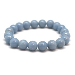 Zeige Details für Angelit Kugeln 5mm Armband Bild von Angelit Kugeln 5mm Armband