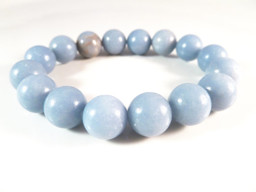 Zeige Details für Angelit Kugeln 12mm Armband Bild von Angelit Kugeln 12mm Armband