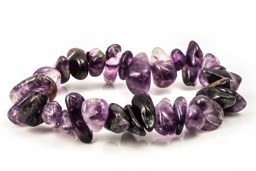 Zeige Details für Amethyst Chips  8-15mm Armband Bild von Amethyst Chips  8-15mm Armband