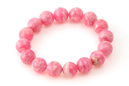 Zeige Details für Rhodochrosit Kugeln 12mm Armband Extra Bild von Rhodochrosit Kugeln 12mm Armband Extra