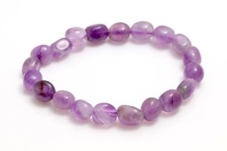 Bild von Amethyst Trommel 10-12mm Armband