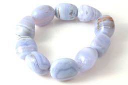 Immagine di Chalcedon Trommel Armband ca. 18-22mm