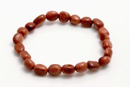 Zeige Details für Goldfluss rot Nuggets Crazy  9-12mm Armband Bild von Goldfluss rot Nuggets Crazy  9-12mm Armband