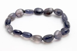 Zeige Details für Iolith Nuggets 10-15mm Armband Bild von Iolith Nuggets 10-15mm Armband