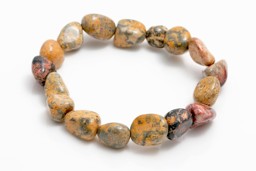 Zeige Details für Leopardenfell Jaspis Nuggets Crazy  9-12mm Armband Bild von Leopardenfell Jaspis Nuggets Crazy  9-12mm Armband