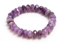 Zeige Details für Amethyst fac. Button 12mm  Armband Bild von Amethyst fac. Button 12mm  Armband
