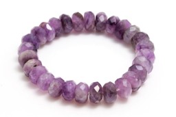 Image de Amethyst fac. Button 12mm  Armband