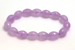 Zeige Details für Amethyst fac. Eiform 10x14mm (Lavendel) Armband Bild von Amethyst fac. Eiform 10x14mm (Lavendel) Armband