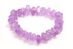 Zeige Details für Amethyst fac. Nuggets Armband Extra Bild von Amethyst fac. Nuggets Armband Extra