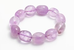 Bild von Amethyst Trommel Extra 18-22mm Armband