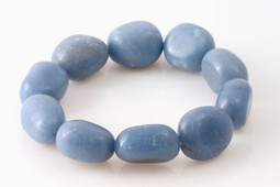 Zeige Details für Angelit Nuggets 7-10 Armband Bild von Angelit Nuggets 7-10 Armband