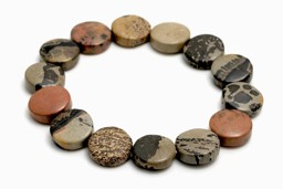Zeige Details für Artistic Jaspis Disc 14mm Armband Bild von Artistic Jaspis Disc 14mm Armband