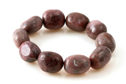 Zeige Details für Rhodonit Nuggets Armband ca. 18-22mm Bild von Rhodonit Nuggets Armband ca. 18-22mm