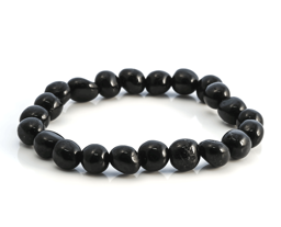 Zeige Details für Turmalin (Schörl) Nuggets 6x8mm Armband Bild von Turmalin (Schörl) Nuggets 6x8mm Armband