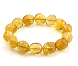 Zeige Details für Fluorit orange Nuggets 13-16mm Armband Bild von Fluorit orange Nuggets 13-16mm Armband
