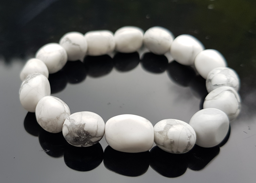 Zeige Details für Magnesit Nuggets 14-16mm Armband Bild von Magnesit Nuggets 14-16mm Armband