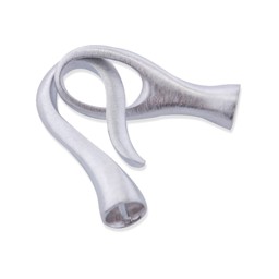 Vedere dettagli per Chiusura a cappio "California 1" 45x4 mm, argento 925 satinato Immagine di Chiusura a cappio "California 1" 45x4 mm, argento 925 satinato