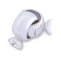 Vedere dettagli per Chiusura Clip rotonda 15,5x9 mm, argento 925, lucido Immagine di Chiusura Clip rotonda 15,5x9 mm, argento 925, lucido