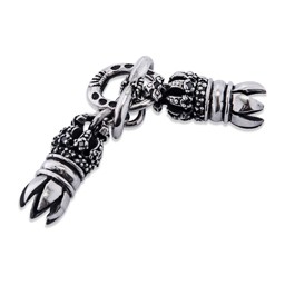 Vedere dettagli per Chiusura Argento Extra "Toggle" ca.70x13mm (adatta per cinturino in pelle da 6mm) Immagine di Chiusura Argento Extra "Toggle" ca.70x13mm (adatta per cinturino in pelle da 6mm)