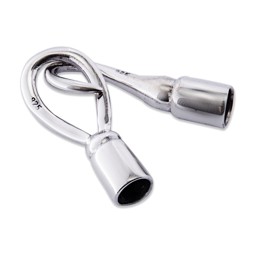 Vedere dettagli per Chiusura Argento Extra "Gancio" ca.58x13mm (adatto per cinturino in pelle da 6mm) Immagine di Chiusura Argento Extra "Gancio" ca.58x13mm (adatto per cinturino in pelle da 6mm)