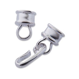 Vedere dettagli per Chiusura ad anello per cinturino in pelle 6 mm Immagine di Chiusura ad anello per cinturino in pelle 6 mm