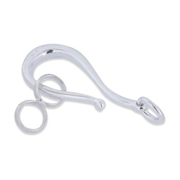 Vedere dettagli per Chiusura "Toggle" 29 mm, argento 925 Immagine di Chiusura "Toggle" 29 mm, argento 925