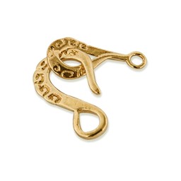 Vedere dettagli per Chiusura ad anello 19 mm, argento placcato oro (3 pz.) Immagine di Chiusura ad anello 19 mm, argento placcato oro (3 pz.)
