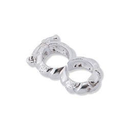 Vedere dettagli per Accorciatore per collana a punta biterminata 16x8 mm decorato, argento 925 Immagine di Accorciatore per collana a punta biterminata 16x8 mm decorato, argento 925