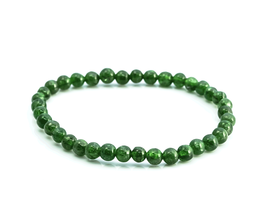 Bild von Diopsid Kugeln 5mm Armband