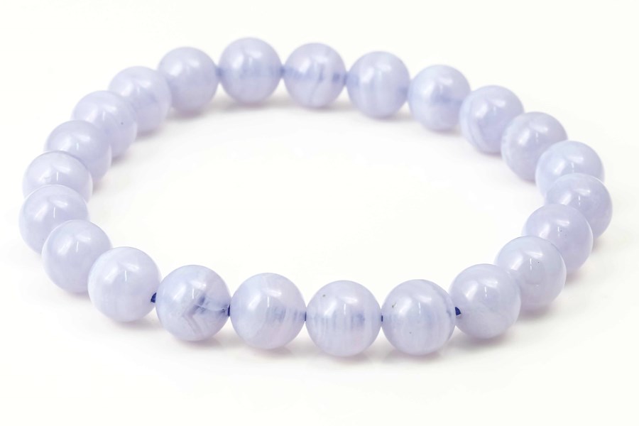 Immagine di Chalcedon Kugeln  8mm Armband Extra