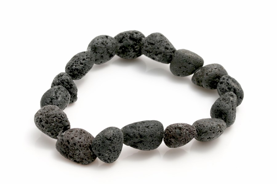 Image de Lava Nuggets Crazy Armband ca. 9-12mm