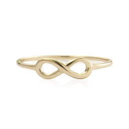 Bild von "Infinity 10mm" Ring, 1 micron, Silber vergoldet