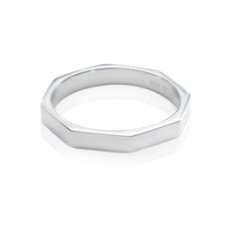 Bild von "Octagon 3mm" Ring, Silber