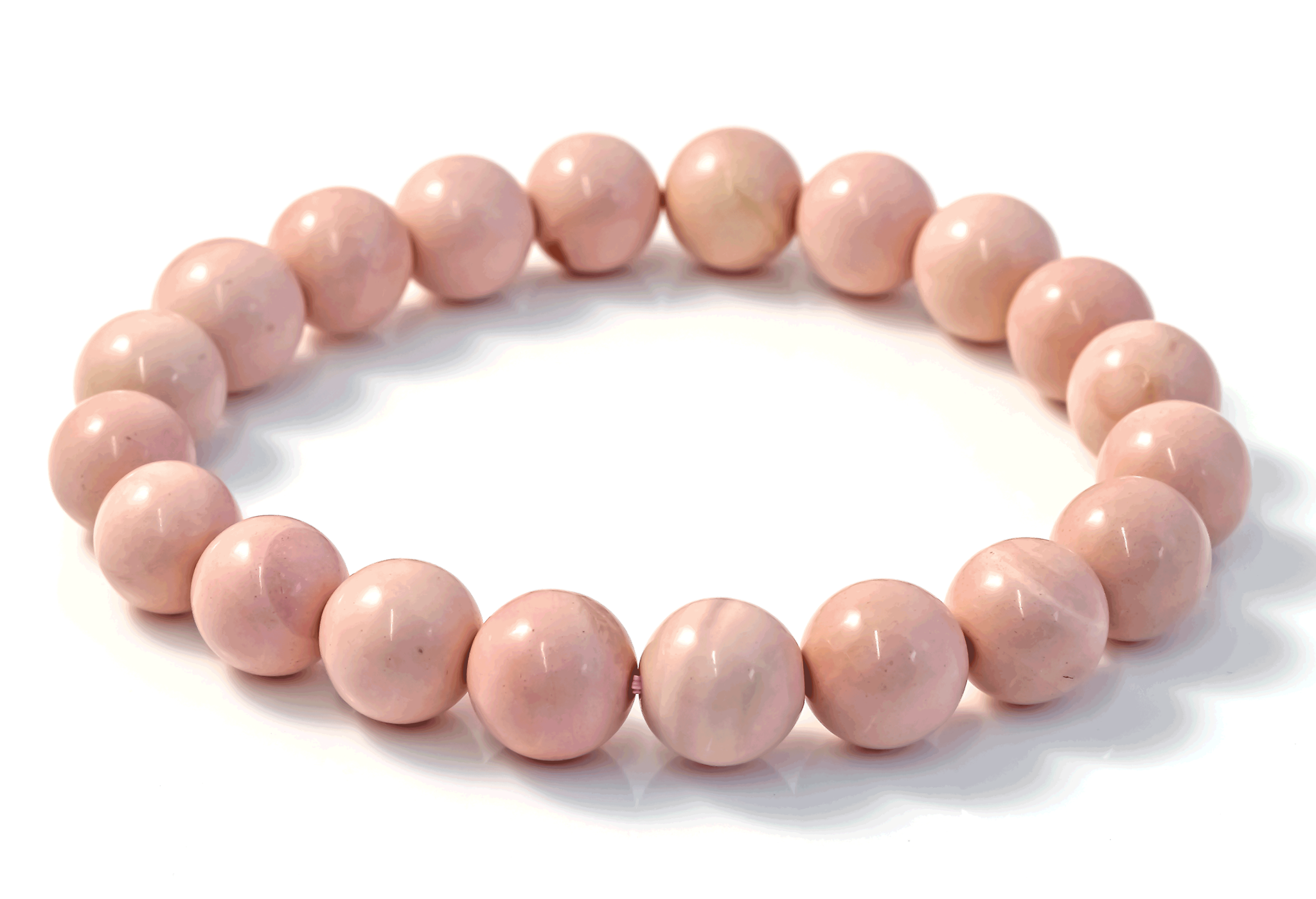 Bild von Opal Pink Kugeln 10mm Armband (Australien)