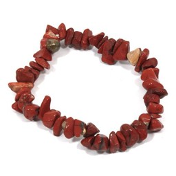 Immagine di Roter Jaspis Chips 6-9mm Armband
