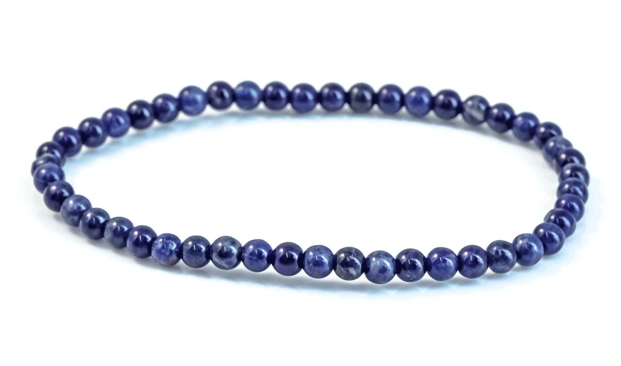 Bild von Sodalith Kugeln  4mm Armband