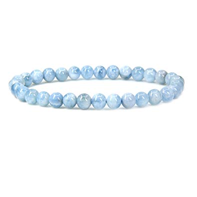 Bild von Aquamarin Kugeln  6mm Armband Spezial