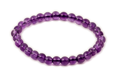 Bild von Amethyst Kugeln  6mm Extra Armband