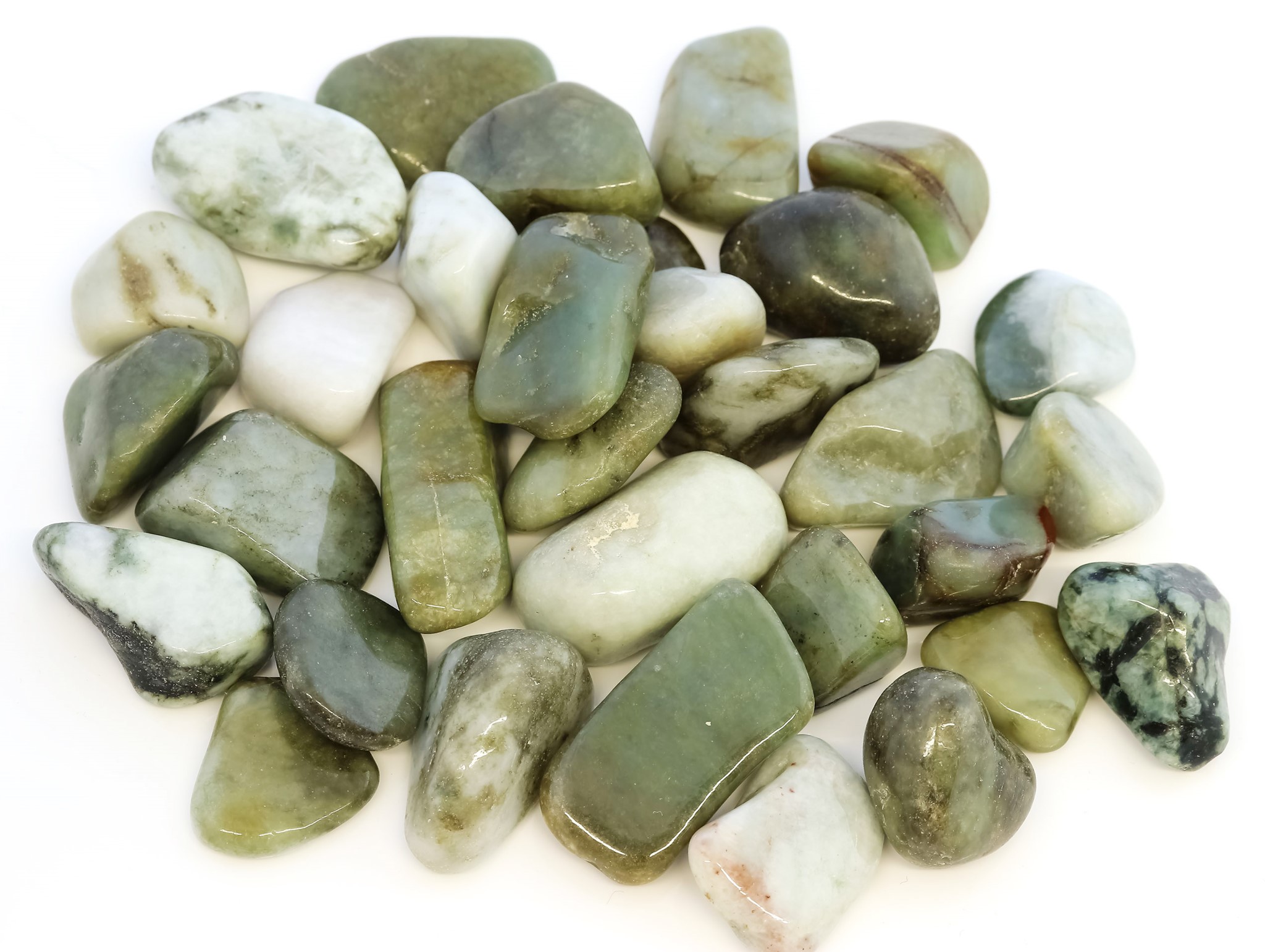 Image de Jade Burma, Extra Trommelsteine (VE: 450g)