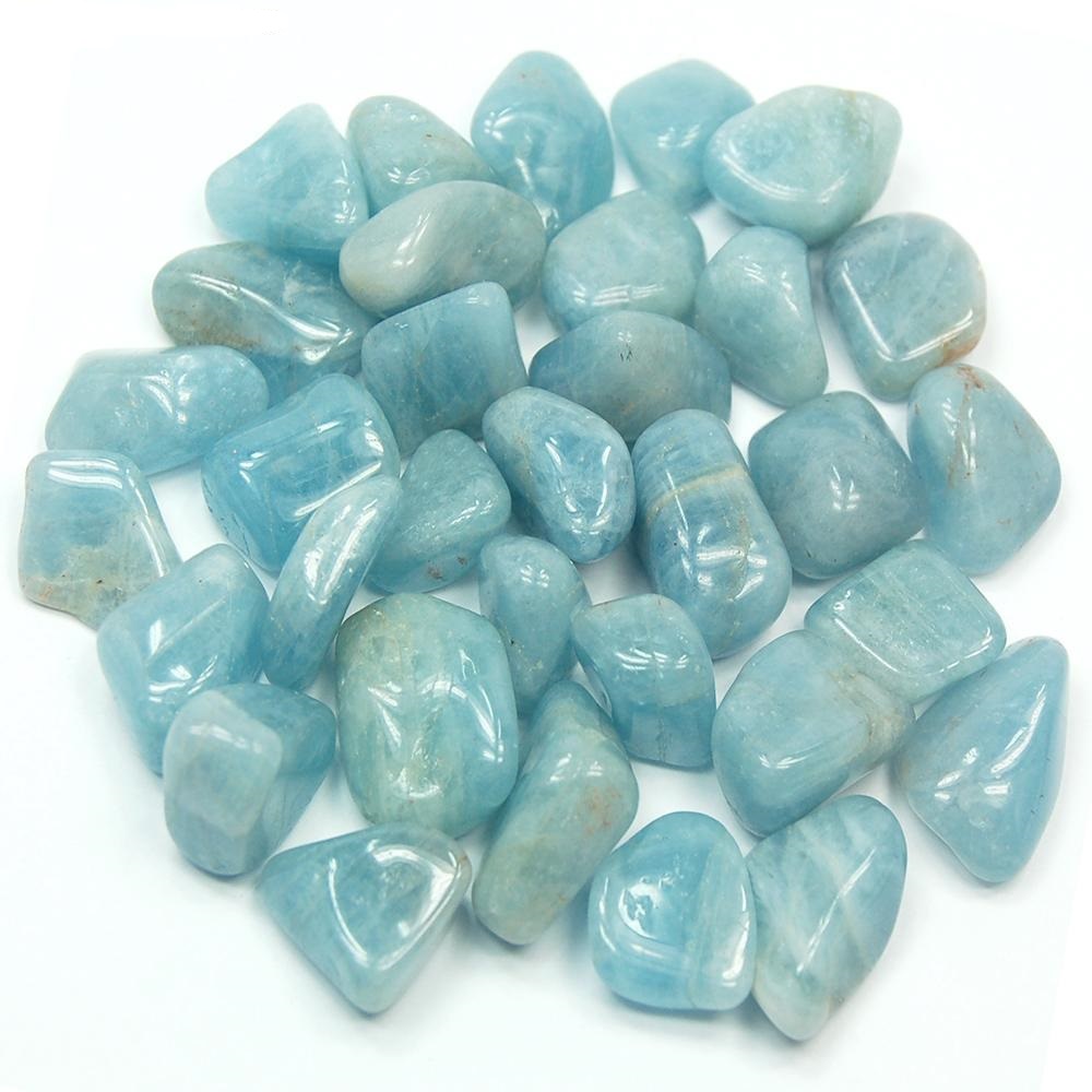 Image de Aquamarin Trommelsteine (VE: 250g)