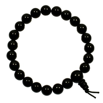 Bild von Turmalin (Schörl) Mala-Armband 8mm, 21 Kugeln