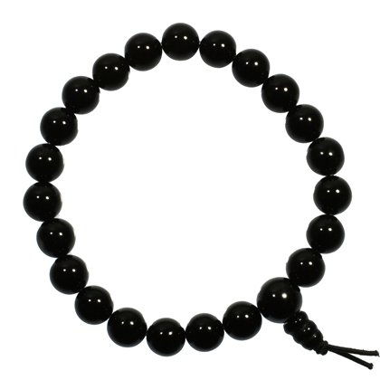 Image de Onyx Mala-Armband 8mm, 21 Kugeln