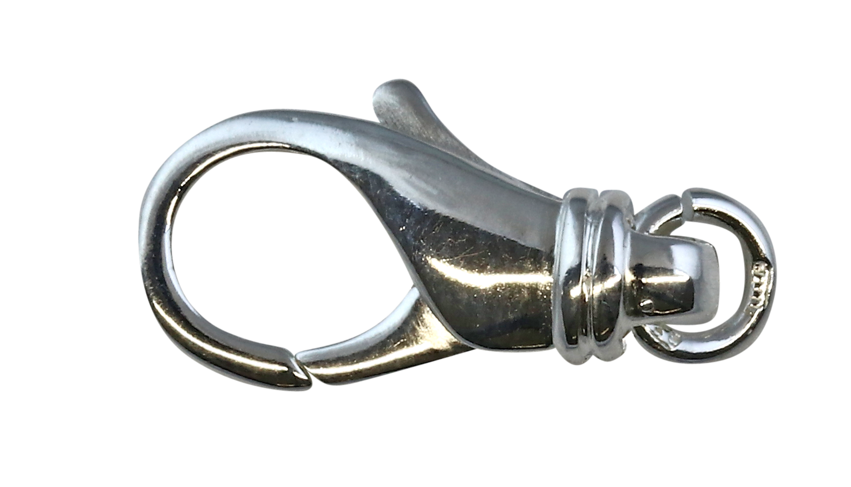 Immagine di Verschluss Karabiner 20mm mit Ring, Silber 925 