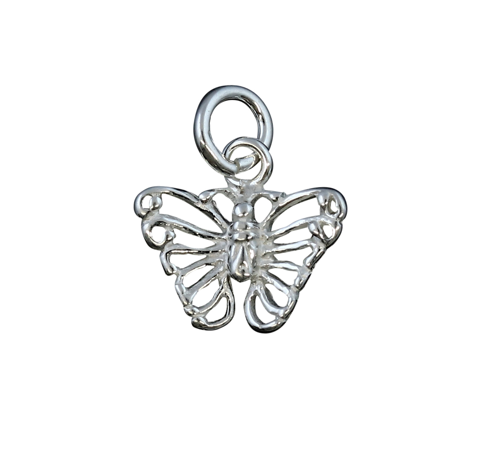 Image de Schmetterling 12x11mm Anhänger, Silber 925 