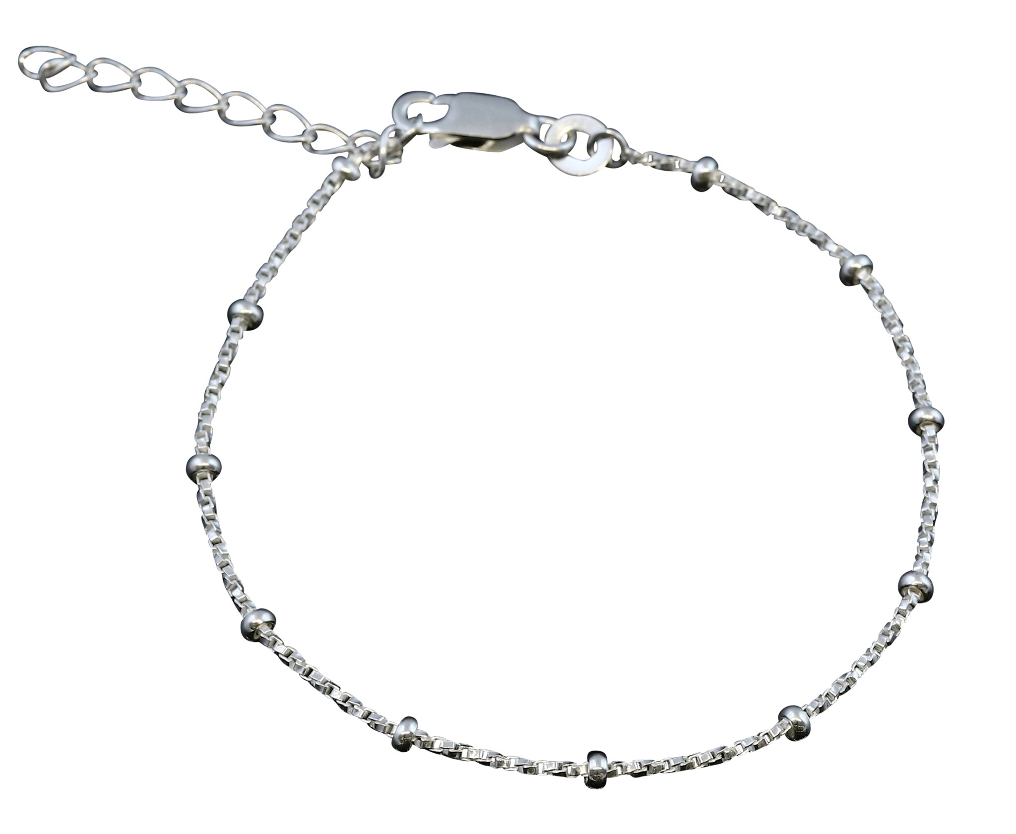 Bild von Silber Königskette mit 2mm Kugeln Armband, Silber 925