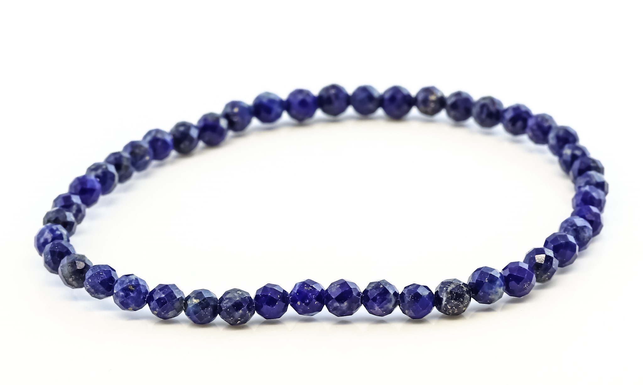 Immagine di Lapis facettierte Kugeln  4mm Armband (Diamond-Cut)